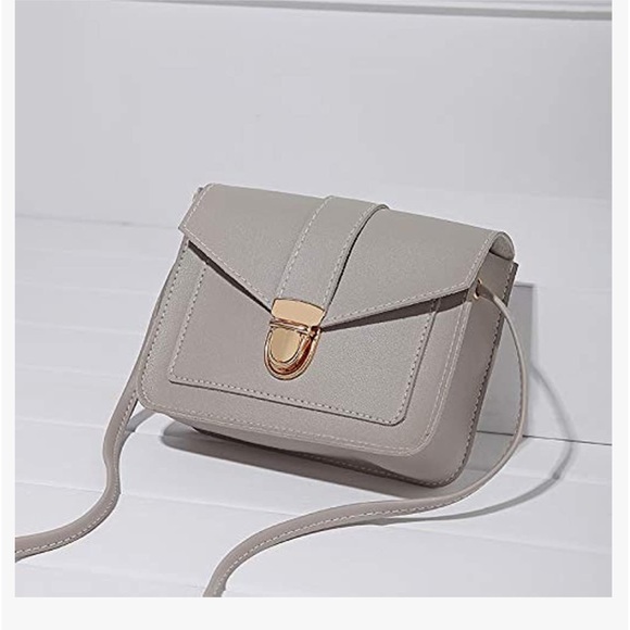 🤍 Gray Mini Crossbody Shoulder Bag NEW - Picture 2 of 4